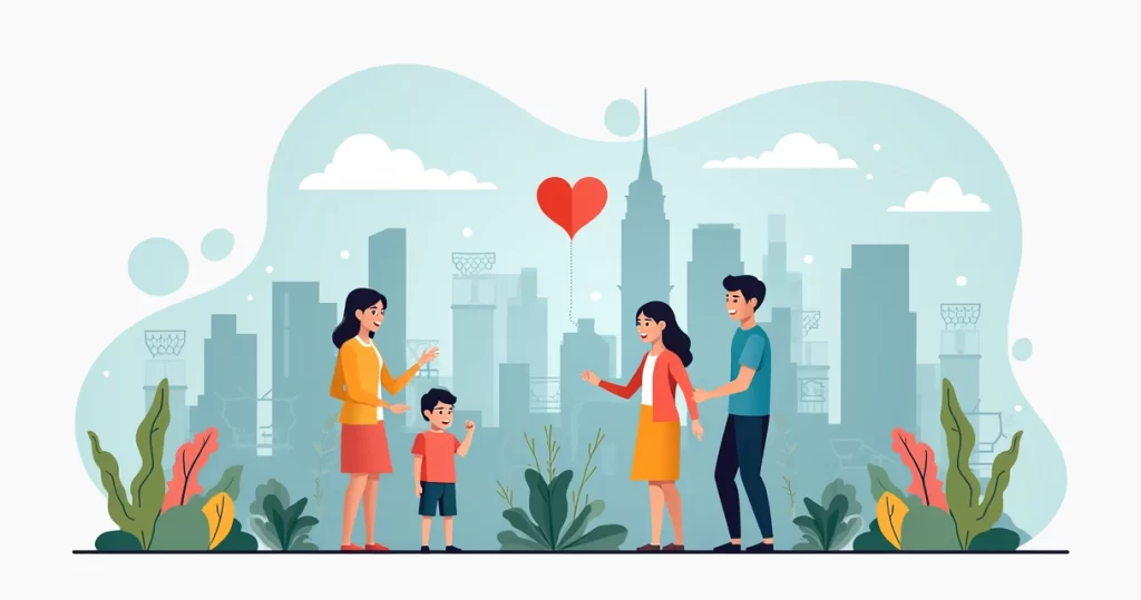 Ilustração corporativa plana mostrando representação gráfica comparando seguros de vida de Bradesco, Porto e SulAmérica com ícones de cobertura, família e alta renda