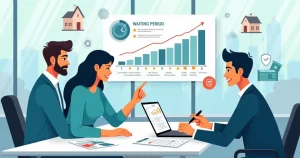 Pais de alta renda analisando prazos de seguro de vida com consultor financeiro