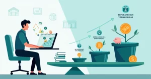 Ilustração comparando renda passiva e diferentes tipos de reserva financeira