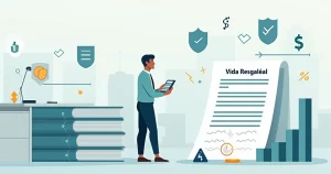 Profissional de alta renda evitando armadilha financeira representada por contrato de seguro