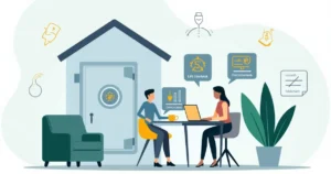 Profissional de alta renda contratando seguro de vida em plataforma digital