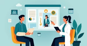 Profissional lesionado passando por perícia médica para auxílio-acidente